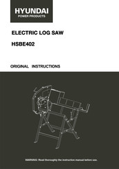 Hyundai power products HSBE402 Original Instructions Manual