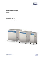 Elma ES xtra ST 2500H Operating Instructions Manual