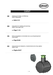 Graf CARAT 370325 Installation And Service Instruction