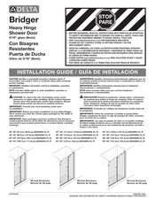 Delta Bridger SDHG838-CL-R Installation Manual