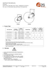 E2S STExS2FAC230-T Instruction Manual