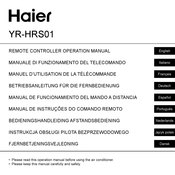 Haier YR-HRS01 Operation Manual