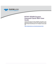 Teledyne Lecroy FG5AMPGR Quick Start User Manual