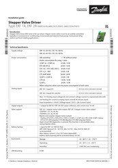 Danfoss 080G5030 Installation Manual