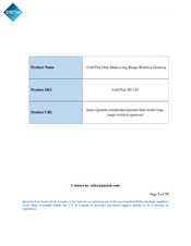 GAOTek GAOTek-IIT-163 Manual
