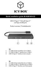 RaidSonic Technology ICY BOX IB-HUB1414-C3 Quick Installation Manual