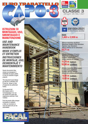 FACAL C41-3/C-BLI Use And Maintenance Handbook