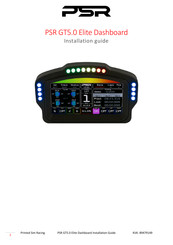 PSR GT5.0 Elite Dashboard Installation Manual