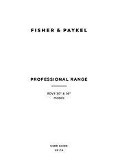 Fisher & Paykel RDV3366L User Manual