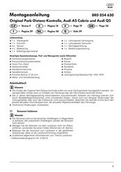 Audi 8R0 054 630 Installation Instructions Manual