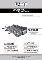 Sport Squad SSF1001 Assembly Instructions Manual