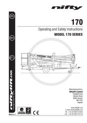 NIFTYLIFT 170M Operating And Safety Instructions Manual
