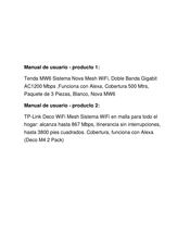 TP-Link Deco Quick Installation Manual