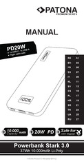 PATONA PD20W Manual