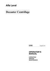 Alfa Laval ALDEC 30 Operator's Manual