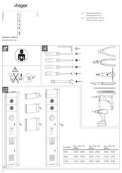 hager VMS02S Assembly Instructions Manual