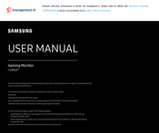 Samsung Odyssey C24RG50FZR User Manual