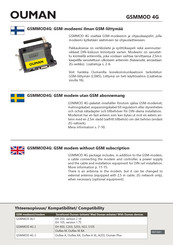 OUMAN GSMMOD 4G 2 Manual