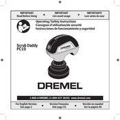 Dremel Scrub Daddy PC10-07 Operating/Safety Instructions Manual