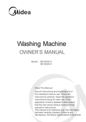 Midea MFG60S12 Owner's Manual