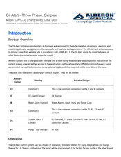 Alderon Industries OAHC3S Instruction Manual