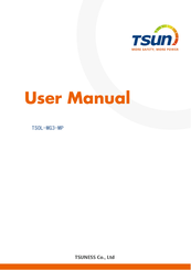 TSUNESS TSUN TSOL-MG3-MP User Manual