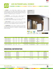 Asd ASD-OLWS-23-8D12CC-WH Manual
