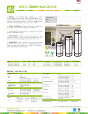 Asd ASD-OLWS-22-MV-12N15CC-BZ Manual