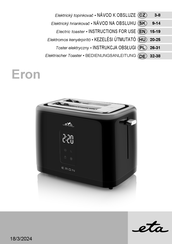 eta 8166 90000 Instructions For Use Manual