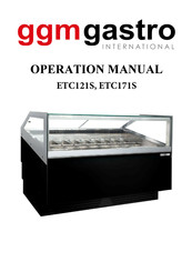GGM gastro ETC121S Operation Manual