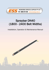 ESS Spraybar DN40 Installation, Operation & Maintenance Manual