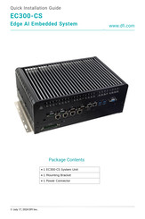 DFI EC300-CS Quick Installation Manual