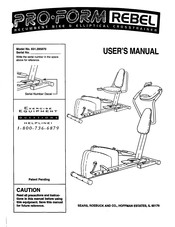 Pro-Form REBEL 831.285870 User Manual