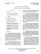 Teletype SA110 Description And Operation