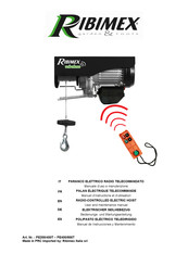 Ribimex PE400/800T User And Maintenance Manual