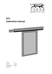 Tiger ET3-80-M7 Instruction Manual