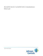 Johnson Controls LE4010 Installation Manual