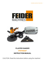 Feider Machines FPEP8502P Instruction Manual
