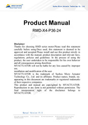 MYACTUATOR RMD-X4-P36-24 Product Manual