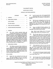 Teletype DATASPEED Checkout And Troubleshooting
