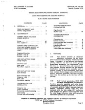 Teletype 2510 Series Adjustments