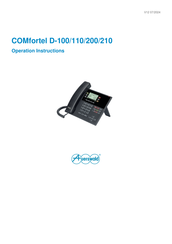 Auerswald COMfortel D-200 Operation Instructions Manual