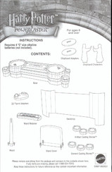Mattel Harry Potter POWERCASTER PLAYSET Instructions Manual