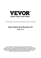 VEVOR DC15 Original Instruction