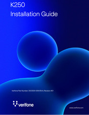 VeriFone K250 Extended Installation Manual