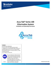 Westlake Accu-Tab 100 Series Installation And Operating Instructions Manual