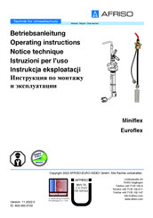 AFRISO Euroflex 3 Operating Instructions Manual