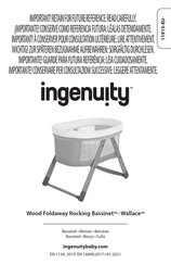 ingenuity Wood Foldaway Rocking Bassinet Wallace 11913 Manual