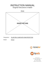Tecno Piu tpsafe PTR 30 Instruction Manual