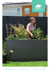 ILESTO RAISED BED LARGE Assembly Instructions Manual